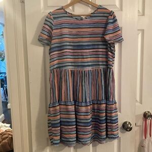 Striped Multicolor Dress